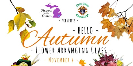 Hello Autumn - Flower Arranging class  primärbild