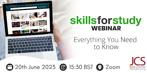 Skills for Study: Everything You Need to Know (Webinar) primary image