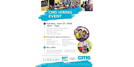 CMS Hiring Event June 2023 primary image