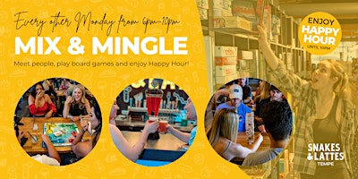 Imagem principal de Tempe Mix & Mingle - Meet people, play board games & enjoy Happy Hour!