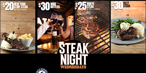 Steak Night Wednesdays at Belle Station primary image