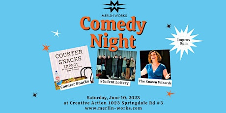 Improv Comedy Showcase feat.  Counter Snacks & The Known Wizards!