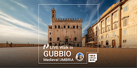 Live Walk in Gubbio Italian Medieval Jewel in Umbria