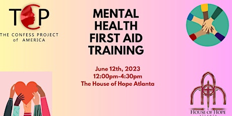 TCPA  Mental Health First Aid training