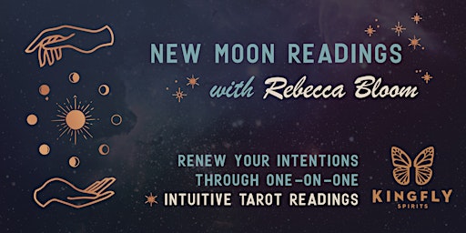 Primaire afbeelding van New Moon Tarot Readings with Rebecca Bloom