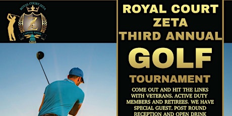 Royal Court Zeta's 3rd Annual Golf Tournament