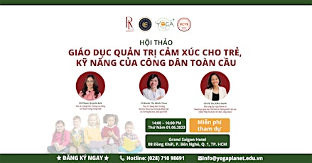 Hauptbild für HỘI THẢO: “GIÁO DỤC QUẢN TRỊ CẢM XÚC CHO TRẺ"