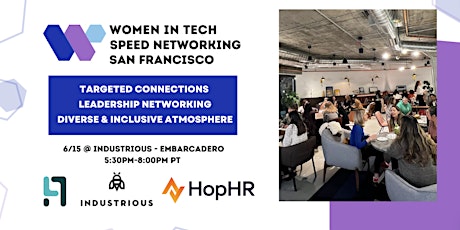 SF Women In Tech Speed Networking I Industrious