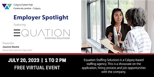 EMPLOYER SPOTLIGHT:  Equation Staffing Solutions primary image