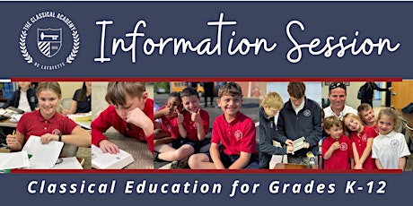 K-12 Classical Education: Online Informational Session (June 15 Lunchtime)