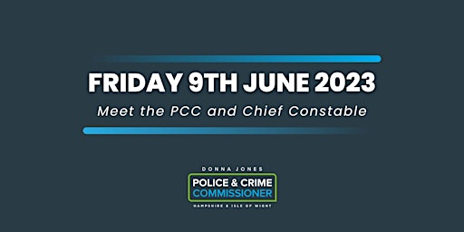 Key announcements on policing with the PCC and Chief Constable