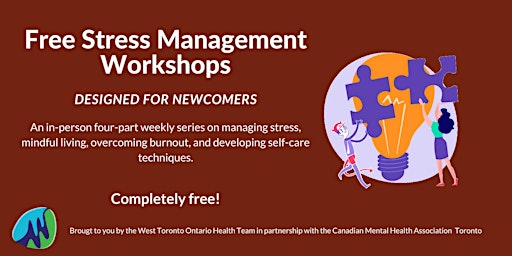 FREE Stress Management Workshops for Newcomers primary image