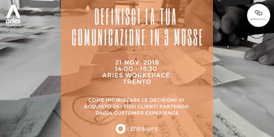 DEFINISCI LA TUA STRATEGIA DI COMUNICAZIONE IN 3 MOSSE DEFINISCI LA TUA STRATEGIA DI COMUNICAZIONE IN 3 MOSSE