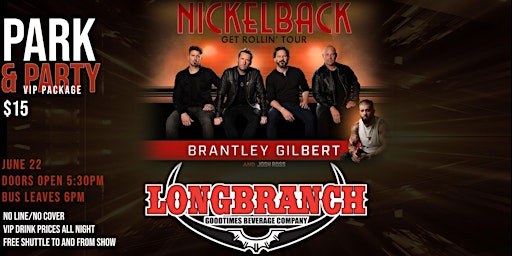 Nickelback Park and Party VIP  Package primary image