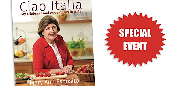 Cookbook Tasting & Signing with Mary Ann Esposito