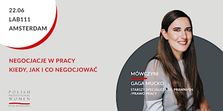 Imagen principal de Negocjacje w pracy – kiedy, jak i co negocjować z Gagą Mucko (ONLINE)