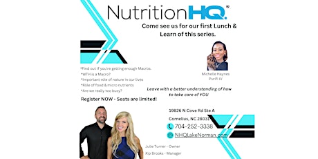 NutritionHQ Lake Norman Intro to a Better Way