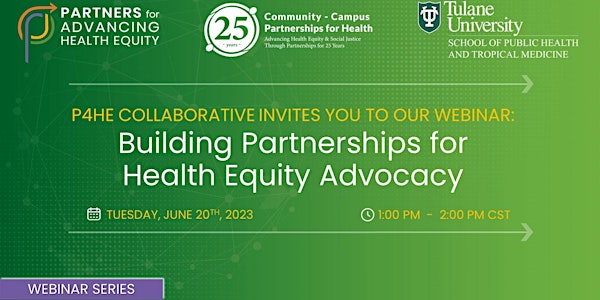 Building Partnerships for Health Equity Advocacy