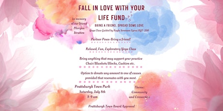 Fall In Love with Your Life Fund- In Memory of Morgan Stratton