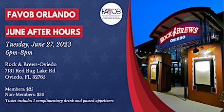FAVOB ORLANDO JUNE AFTER HOURS