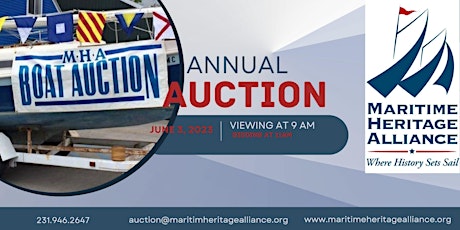 The Maritime Heritage Alliance Annual Boat Auction Fundraiser!!!