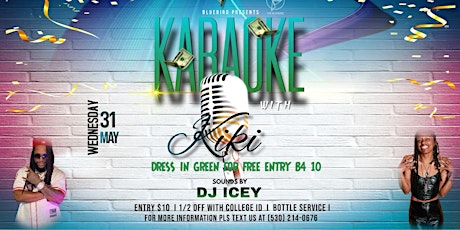 Karaoke with Kiki Ft DJ Icey @ The Bluebird Reno