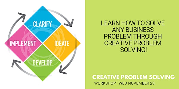 Solving Problems & Fostering Innovative Cultures (Creative Problem Solving)
