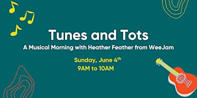 Imagem principal de Tunes and Tots: A Musical Morning with Heather Feather from WeeJam!