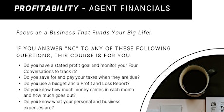 Profitability--Agent Financials