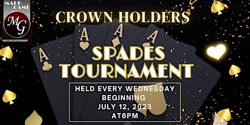 Primaire afbeelding van MGE Crown Holders: Spades Tournament
