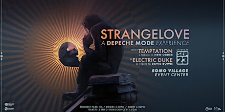 Strangelove - The Depeche Mode Experience w/ Temptation and Electric Duke