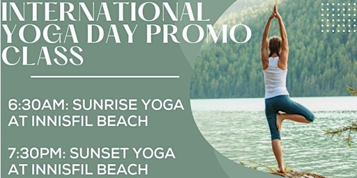 International Yoga Day. Beach Sunrise & Sunset Yoga primary image