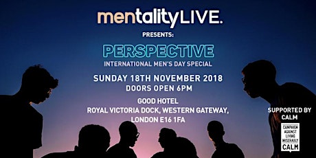 MENTALITY LIVE 2018 - International Men's Day Special primary image