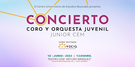Concierto Coro y Orquesta Juvenil Junior CEM