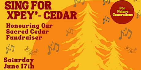 Sing for Xpey' (Cedar)