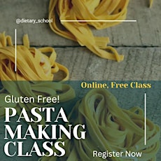 Gluten Free Pasta Making Class - Online