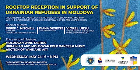 Immagine principale di Rooftop Reception in Support of Ukrainian Refugees in Moldova 