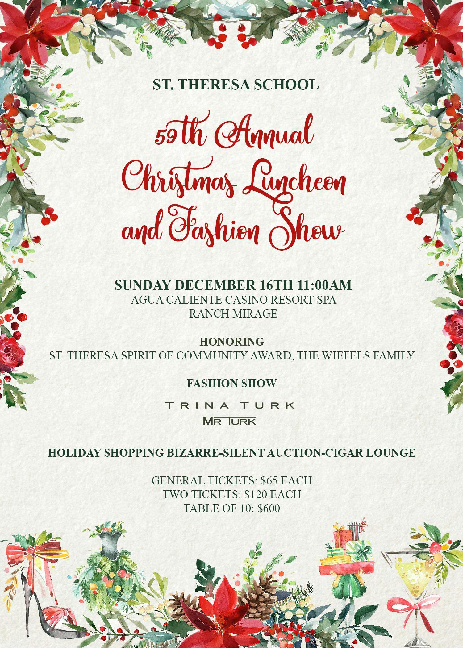 59th annual christmas luncheon