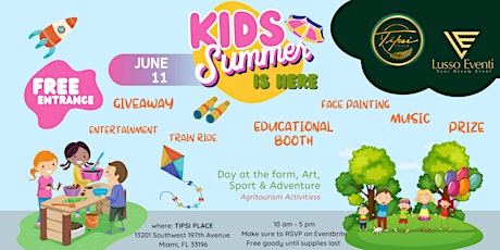 Welcome Summer Fun Day at the Farm!