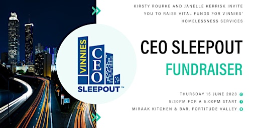 CEO Sleepout Fundraiser primary image