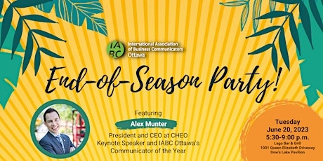 Hauptbild für IABC Ottawa’s End-of-Season Party!
