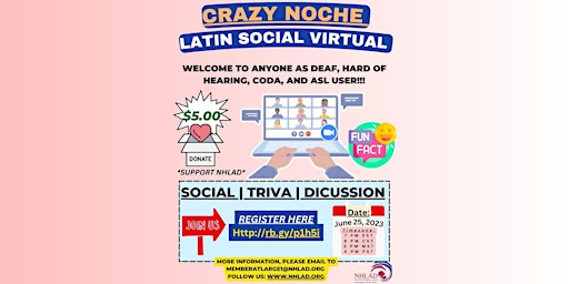 Crazy Noche Latin Social- Virtual Event primary image
