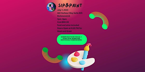 Motivated 2 Help Others Sip and Paint Fundraiser