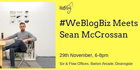 #WeBlogBiz Meets Sean McCrossan primary image