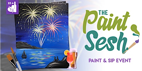Paint & Sip Painting Event in Corona, CA – “Fireworks Celebration”