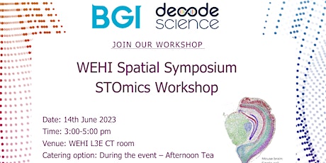 Hauptbild für WEHI Spatial Symposium STOmics Technology Update Workshop