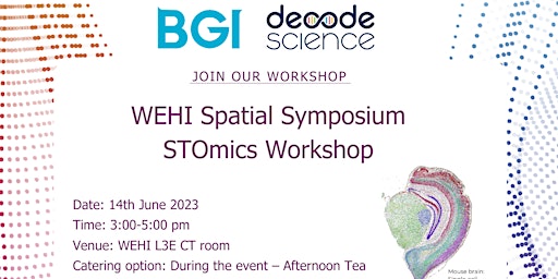Hauptbild für WEHI Spatial Symposium STOmics Technology Update Workshop