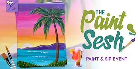 Paint & Sip Painting Event in Corona, CA – “Oasis” at Rock & Brews
