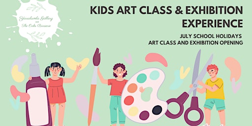 Primaire afbeelding van Kids Art Class and Exhibition Experience