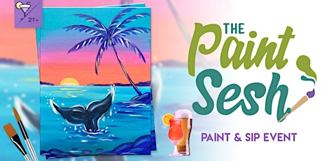 Paint & Sip Painting Event in Downtown Riverside, CA – “Shoreline Greeter”